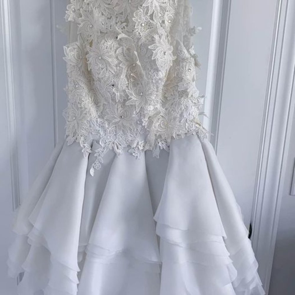 Custom Wedding Reception Dress, Size 6